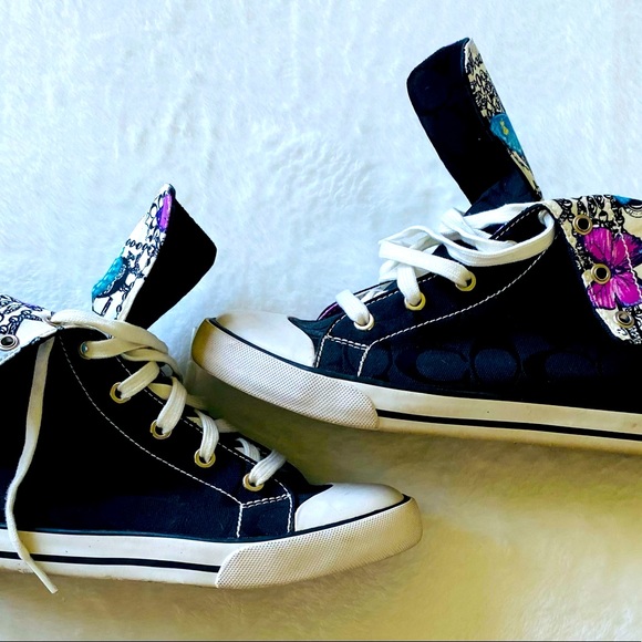 New Authentic Coach Bonney Hi-Tops - Picture 7 of 8